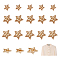 SUPERFINDINGS 30Pcs 3 Sizes Star Sewing Buttons Light Gold Alloy Shank Buttons Craft Blazer Button Set for Clothes Shirts Blazer Suits Suits Sport Coat Uniform Jacket Sweaters