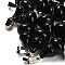 Natural Obsidian Pendants, with 201 Stainless Steel Finding, Gourd, 22~23x13mm, Hole: 4x7mm