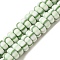 Polymer Clay Beads Strands, Rondelle, Honeydew, 6.5~7x3~3.5mm, Hole: 1.6mm, about 116~123pcs/strand, 15.55~15.94''(39.5~40.5cm)