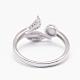 925 Sterling Silver Finger Ring Components STER-P030-01P-2