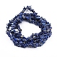 Natural Lapis Lazuli Chip Bead Strands X-G-M205-14A-2
