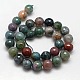 Natural Indian Agate Beads Strands G-L084-12mm-21-3
