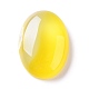 Natural Yellow Agate Cabochons G-Z012-01A-2