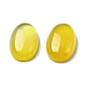 Cabochons en agate jaune naturelle G-A029-01-02-3
