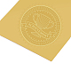 自己接着金箔エンボスステッカー  メダル装飾ステッカー  言葉  5x5cm DIY-WH0211-035-4