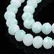 Brins de perles de verre imitation jade bicolores GLAA-T033-01B-04-3