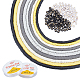 Perline di argilla polimerica fatte a mano ecologiche rotonde piatte arricraft CLAY-AR0001-21-1