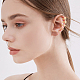 Anattasoul 20 pièces 20 style multi-ligne & feuille & criss cross alliage & fer manchette boucles d'oreilles pour les femmes EJEW-AN0003-53-2