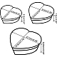 Scatole di gioielli in cartone di carta modello di struttura in marmo CON-BC0006-17A-2