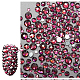 フラットバックガラスラインストーンカボション  ネイルアートの装飾の付属品  フラットラウンド  ブルゴーニュ  約400個/袋 MRMJ-T010-070-26-1