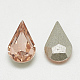 Cabujones de cristal con rhinestone RGLA-T082-5x8mm-08-2