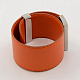 Wide Leather Bracelets BJEW-D029-7-2