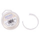 BENECREAT 22-Gauge Tarnish Resistant Silver Coil Wire CWIR-BC0001-0.6mm-S-5