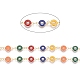 Handgefertigte Perlenketten aus Messing CHC-I028-05G-1