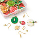 Kits de fabrication de boucles d'oreilles thème fruits bricolage DIY-PJ0001-05-4