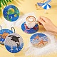 Kits de tapis de tasse de peinture au diamant bricolage 5d DIY-TAC0021-09C-8