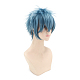 Короткие синие аниме косплей парики OHAR-I015-15-4