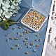 SUNNYCLUE 1 Box 200Pcs Bails Beads Bail Bead Charms Link Bail Beads European Large Hole Bead Silver Spacer Beads Metal Loose Bead for Jewellery Making Women Adults DIY Bracelet Necklace Crafts Supply FIND-SC0003-58-7