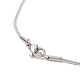 304 Stainless Steel Snake Chain Necklaces NJEW-JN04190-6