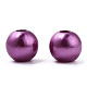 Perles d'imitation en plastique ABS peintes à la bombe OACR-T015-05A-11-2