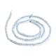 Natürliche Aquamarin Perlen Stränge G-A026-B06-2mm-2