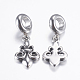 304 Stainless Steel European Dangle Charms STAS-P183-27AS-2