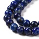 Chapelets de perle en lapis-lazuli naturel G-G953-03-6mm-3