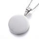 304 Stainless Steel Pendant Necklaces NJEW-G279-02P-2