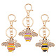 Porte-clés abeille nbeads KEYC-NB0001-54-1