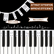 Nbeads 2 pièces/ensemble guide des notes de piano DIY-WH0292-82A-4