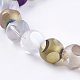 Electroplate Glass Beads Strands LAMP-K029-03B-2