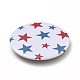 Épingles d'insigne rond plat en fer blanc de la fête de l'indépendance JEWB-G021-01E-3
