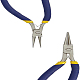 Benecreat pinzas de punta redonda de precisión y comodidad para la fabricación de joyas pinzas de precisión y comodidad PT-BC0001-06-4