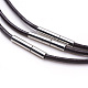 Rindslederband Halskette Herstellung MAK-G003-04-3