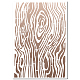 Gorgecraft stencil con venature del legno 30×21 cm modelli per torte con venature del legno segno riutilizzabile stencil quadrato scava fuori disegno modello per dipingere su pareti in legno scrapbooking carta pavimento fai da te per la casa artigianato DIY-WH0284-012-1