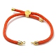 Nylon Cords Bracelet Makings Fit for Connector Charms AJEW-P116-01G-05-2