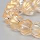 Brins de perles de chalumeau de peinture de cuisson faites à la main LAMP-I021-03B-09-3