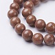 Natural Mashan Jade Round Beads Strands G-D263-10mm-XS27-2