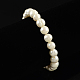 Pulseras elásticas de abalorios de perlas elegante BJEW-Q657-02-2
