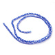 Chapelets de perles en verre électroplaqué EGLA-R048-2mm-M2-2