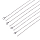 Unicraftale 30pcs 44.9cm Unisex-Kabelketten Halsketten 304 Edelstahlketten Kabelkette Halskette mit Hummerkrallenverschlüssen Metallketten für die Herstellung von DIY-Schmuckketten STAS-UN0003-39P-2