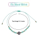 Bracelets réglables en perles tressées avec cordon ciré BJEW-SZC0001-03B-7