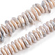 Hebras de perlas keshi de perlas barrocas naturales PEAR-S018-05C-3