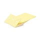 長方形のクラフト紙袋  ハンドルなし  ギフトバッグ  ライトカーキ  9.1x5.8x17.9cm CARB-K002-01A-06-3