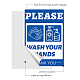 Waterproof PVC Warning Sign Stickers DIY-WH0237-007-3