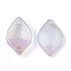 Two Tone Transparent Spray Painted Glass Pendants GLAA-T017-04-B03-3