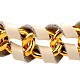 Personalized Iron Twisted Chains Bracelets BJEW-PJB881-2