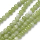 Chapelets de perles en péridot naturel G-P358-01-4mm-1