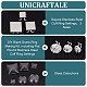 Unicraftale diy kit de fabricación de anillos de cúpula en blanco STAS-UN0049-06-5