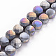 Fili di perle di vetro placcato opaco EGLA-N007-002-B05-1